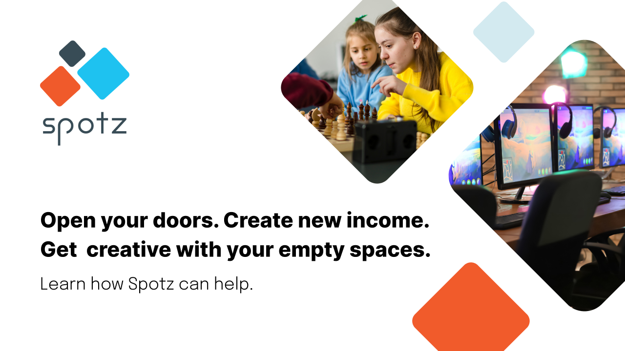 Small Business Owners - Open your doors. Create new income. Get creative with your empty spaces with Spotz.